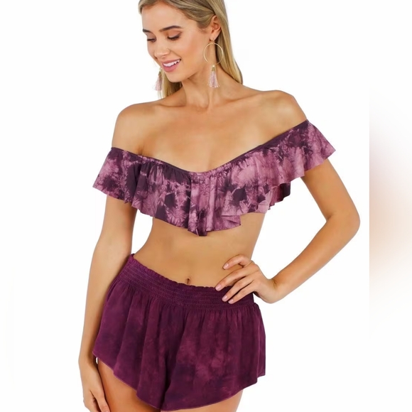 Blue Life FLUTTER BIKINI TOP - Picture 1 of 10